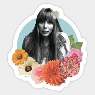 Joni Mitchell Collage Sticker